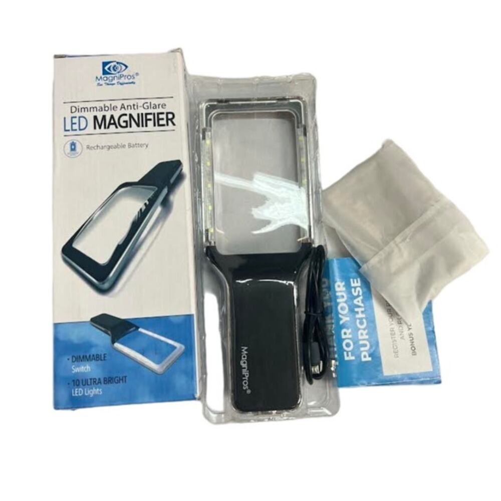 NEW! MagniPros See Things Differently 3X with 5X‎ Zoom Magnifying Glass
